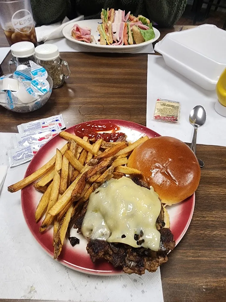 Mushroom Swiss Burger